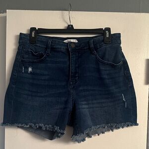 Nine West Dark Blue Jean Shorts
